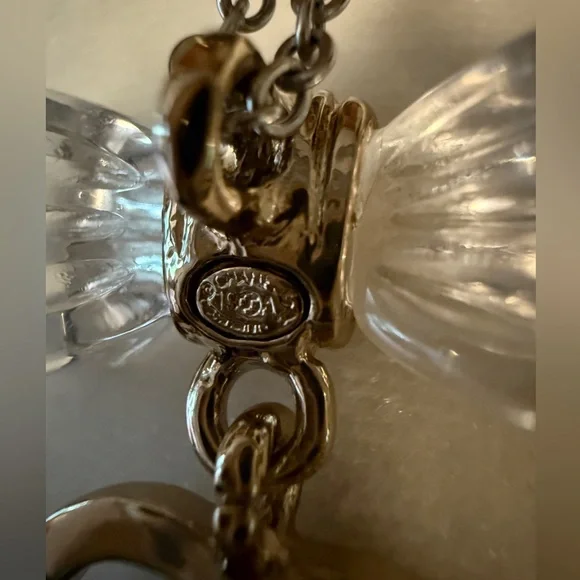 Chanel Bow with Silver CC Charm - Picture 3 of 3